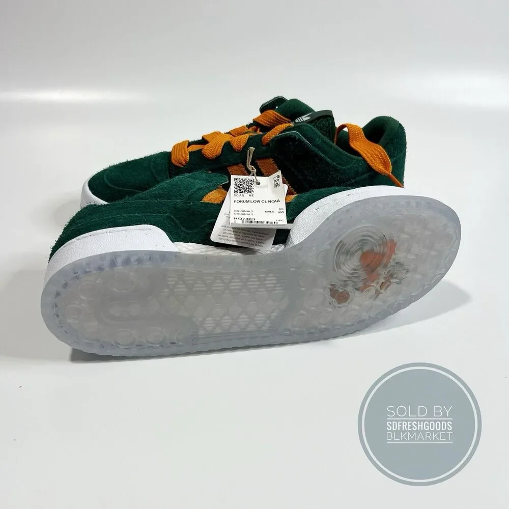 NCAA x Adidas Forum Low “MIAMI 2025” HQ7483 Men’s Shoes Sz 10